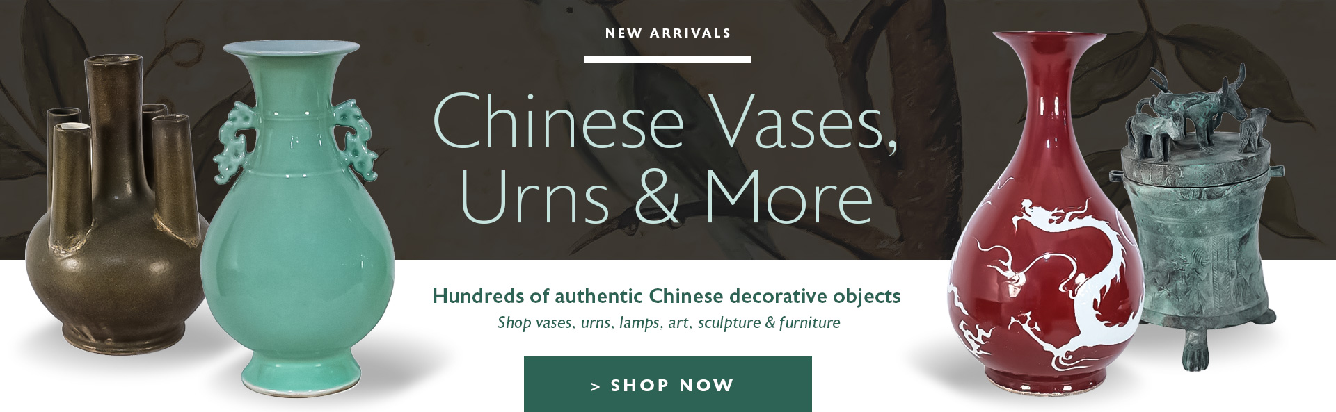 Chinese Vases, Urns & More
